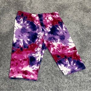 Kay Unger Tie Dye Bike  Shorts